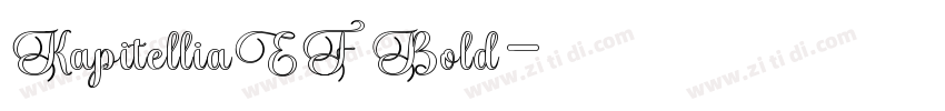 KapitelliaEF Bold字体转换